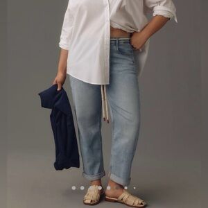 Anthropologie Pilcro Baggy Slim Boyfriend High-Rise Relaxed Jeans